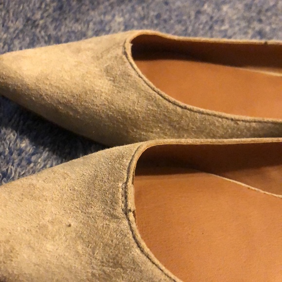Steve Madden Cream/Tan Flats “Emilie” Size: 9.5 ⚠️modified⚠️ - Picture 5 of 7